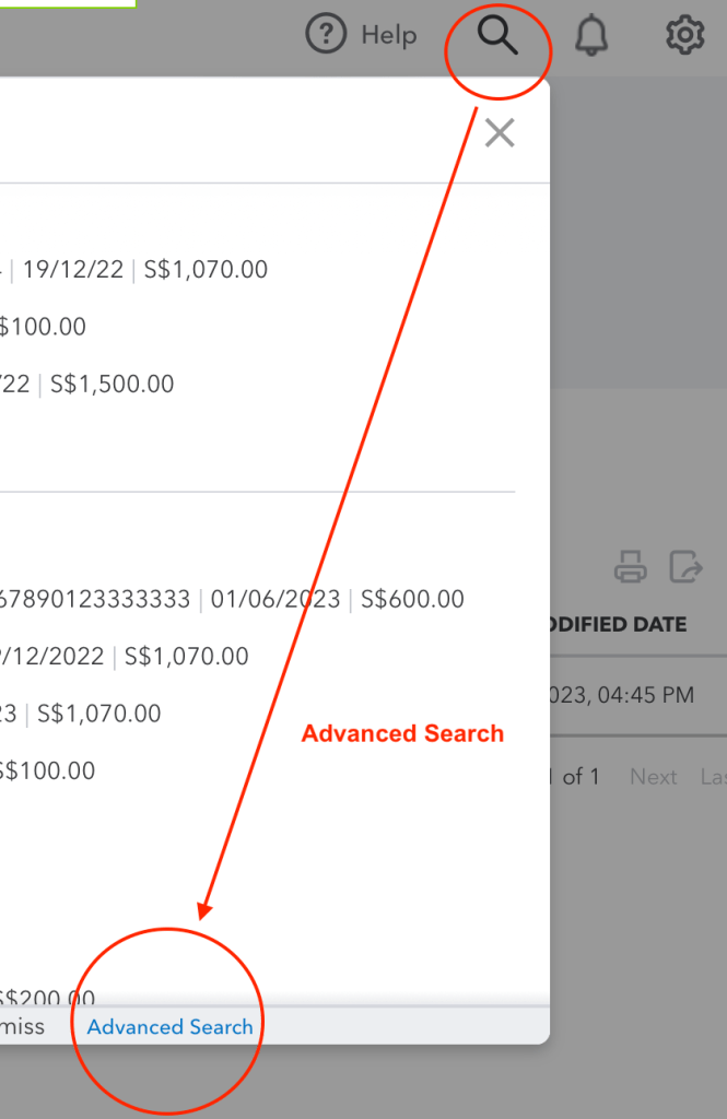 Quickbooks Online Qbo Accounting Software Advanced Search